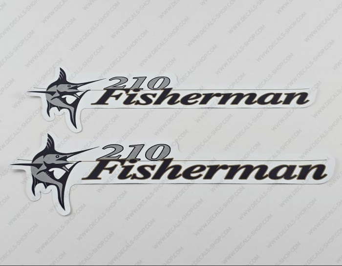 Wellcraft 210 Fisherman Boat Decal Set of 2 x 13.5" Wellcraft 210 Fisherman Boat Decal Set of 2 x 13.5"